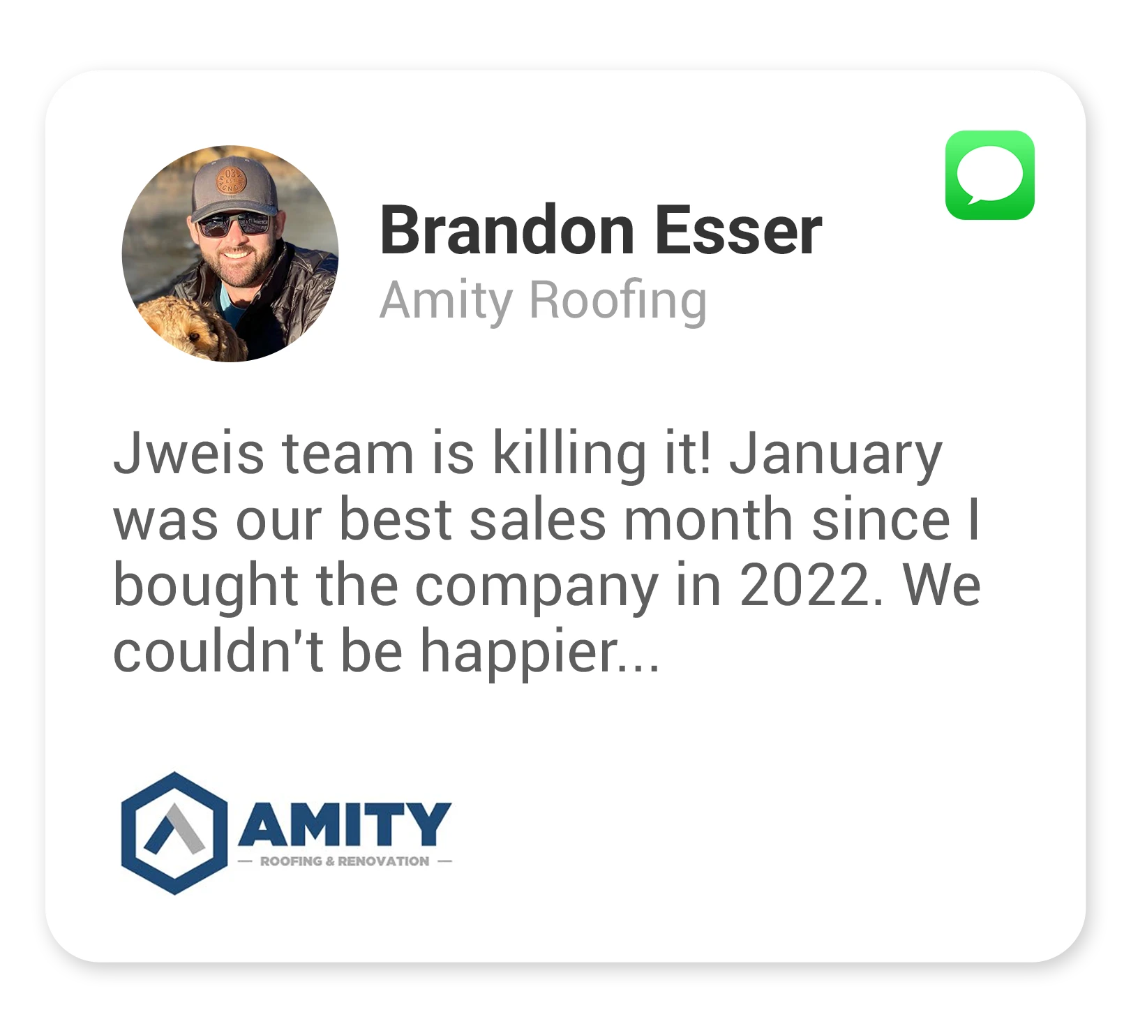 Review from Brandon Esser